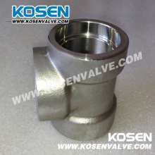 Stainless Steel Pipe Fitting Tee (3000LB)